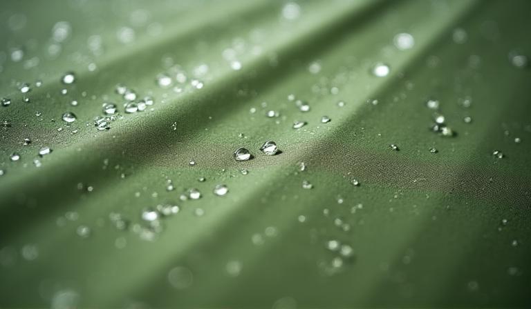 Dettaglio tecnico delle cuciture termosaldate di una tenda professionale ArchHike